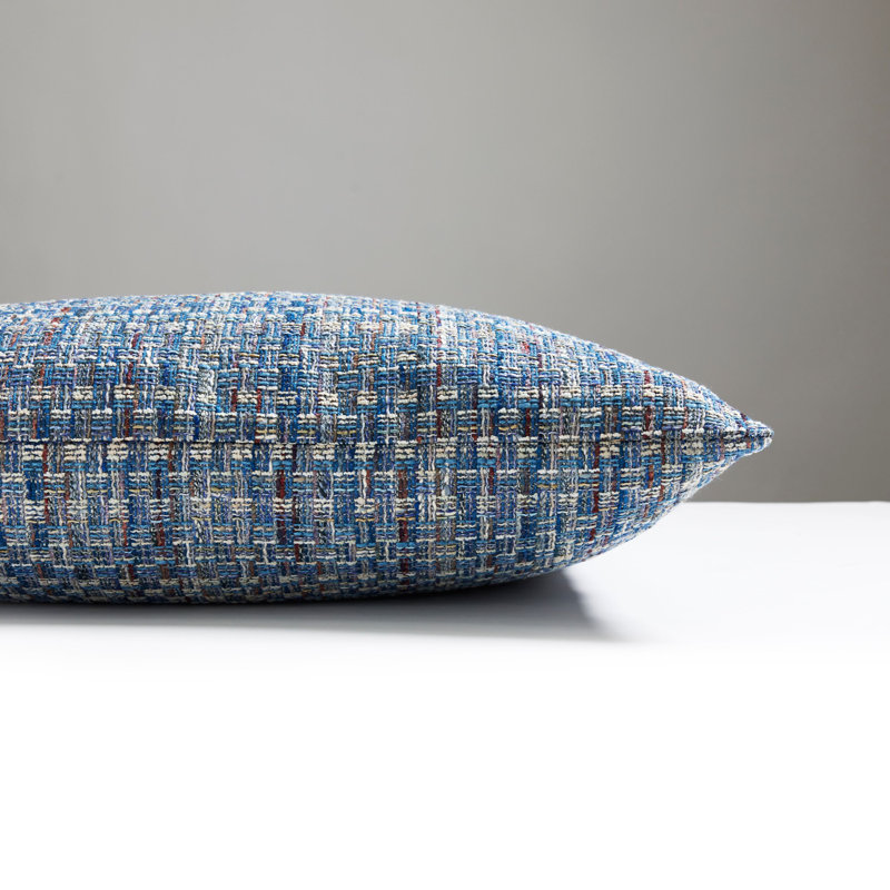 Woodland Estate Square Pillow Cover & Insert, Blue Wood