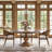 Moore Round Solid Wood Dining Table-708911001