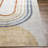 Sunny Machine Washable Modern Cream/Yellow Area Rug-70927221