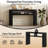 Farmhouse Oval Console Table Accent Table With Open Shelf And Curved Legs For Entryway Hallway-1900236266