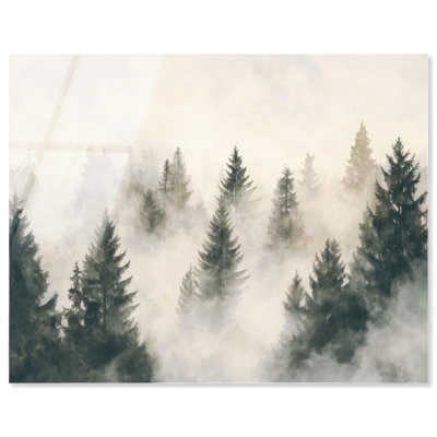 Décoration murale en pin imprimée à l'acrylique par Art Remedy, prêt à accrocher, 20 x 16
