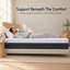 Matelas en mousse viscoélastique gélifiée 10 pouces avec housse respirante et garantie de 10 ans-253090507