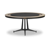 Poker Table-Smoked Oak