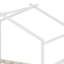 Lit plateforme House avec deux tiroirs, tête et pied de lit, toit-432655059