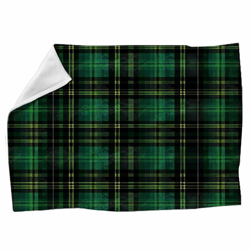 Machine Printed Throw Blanket, 51" W x 60" L