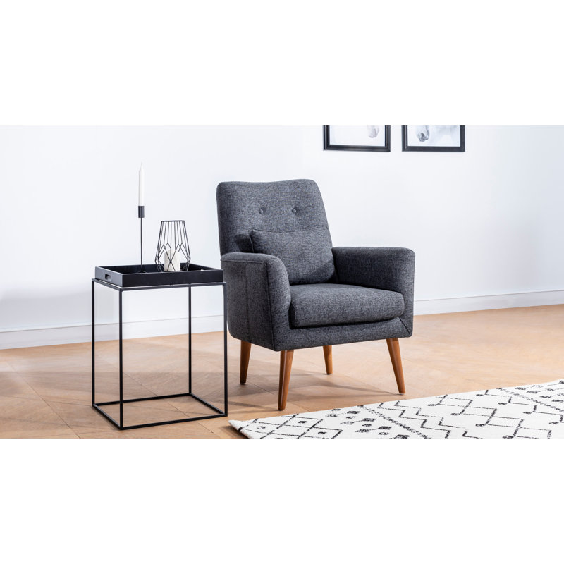 Sova 2 - Piece Living Room Set, Anthracite 100% Linen