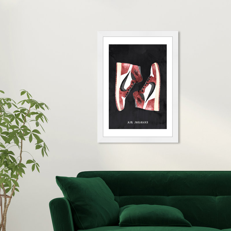 Classic Sneakers IV - cadre photo, Cadre blanc