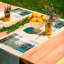 Napperon abstrait en polyester