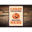 Plaque en aluminium bonbon-58196319