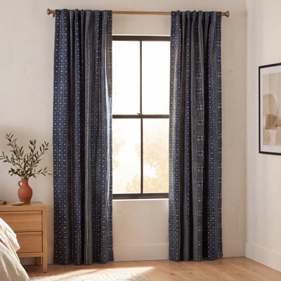 Kodi Batik Cotton Curtain Panel
