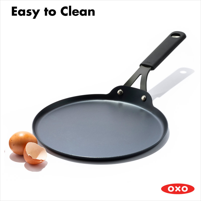 Poêle à crêpe en acier au carbone 10 po OXO Obsidian