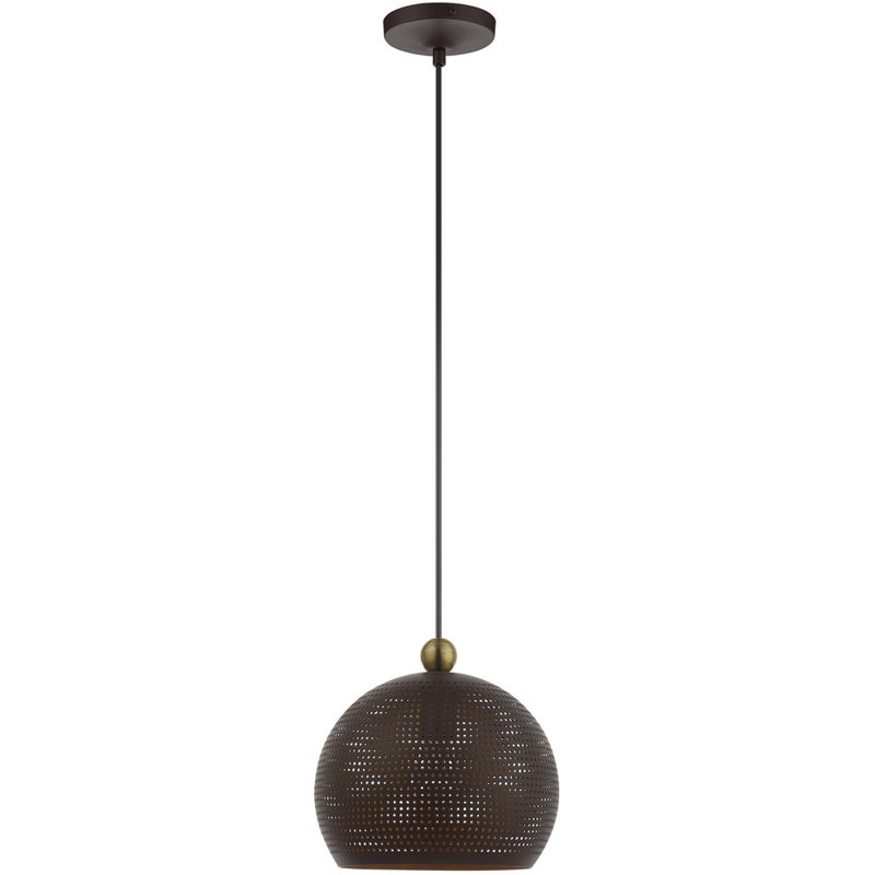 Luminaire suspendu sphère 1 lumière