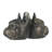 Decorative Antique Resin Dog Head Bookends Bronze
