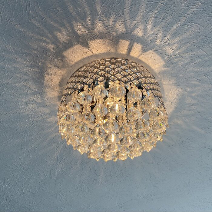 Plafonnier encastré 4 lumières Tiffany 14 po