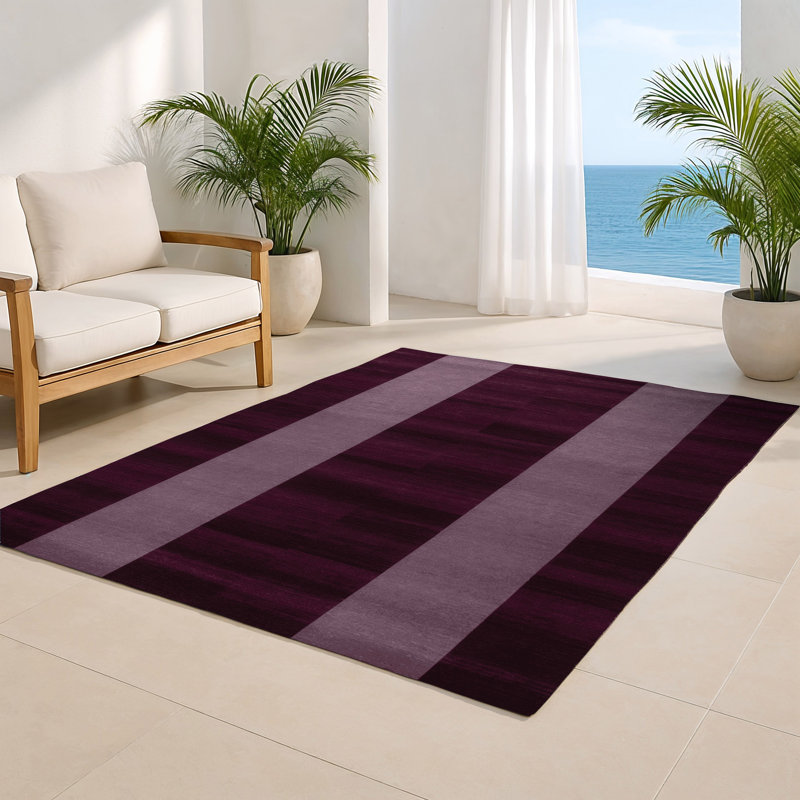 Tapis d'intérieur et d'extérieur à carreaux brun, Rectangulaire 2 pi x 3 pi