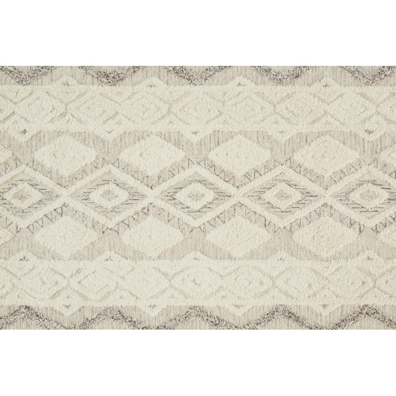 Eulalie Wool Geometric Indoor Rug, Rectangle 8' x 10'