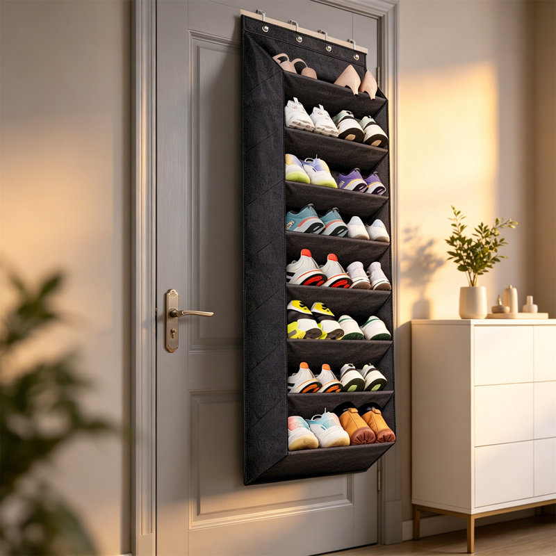 10 Pair Hanging Shoe Organiser