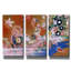 « Fleurs et Paon » de Zigen Tanabe, triptyque mural, 152 x 102 cm-42094817