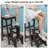 Counter Stool with Solid Wood Frame-1810697155