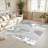 Galaxy Series Abrstract Black/Gray/Ivory/Beige Area Rug-1967865496-1966832450