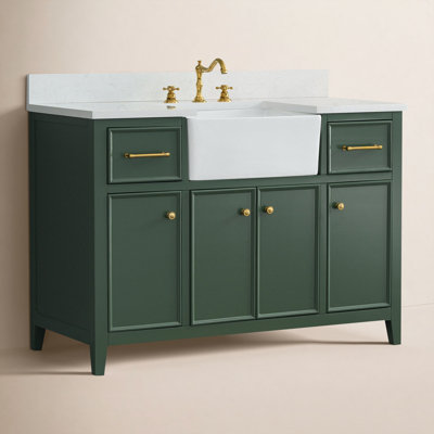 Aisa 48" Pine Single Bathroom Vanity