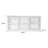 Burlywood Solid Wood+Tempered Glass Display Cases