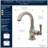 Lulani Aurora Single Hole Bathroom Faucet with Drain Assembly-50297573
