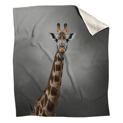 Girafe avec couvertures à long cou