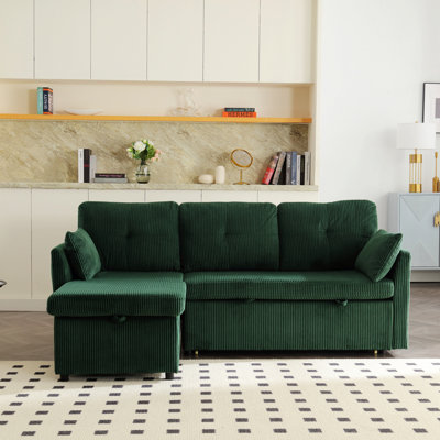 Hertraud 81.1'' Corduroy Sofa