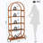 Versatile Display Rack,5-Tier Bookshelf,Compact Arched Bookcase