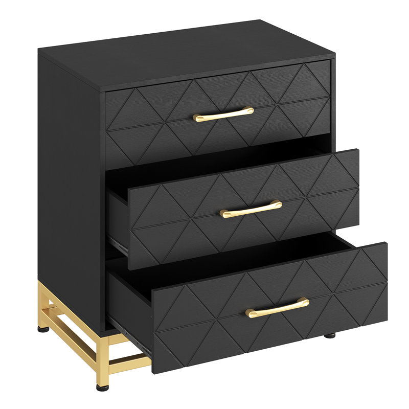 3 Drawer 60.7Cm W Chest