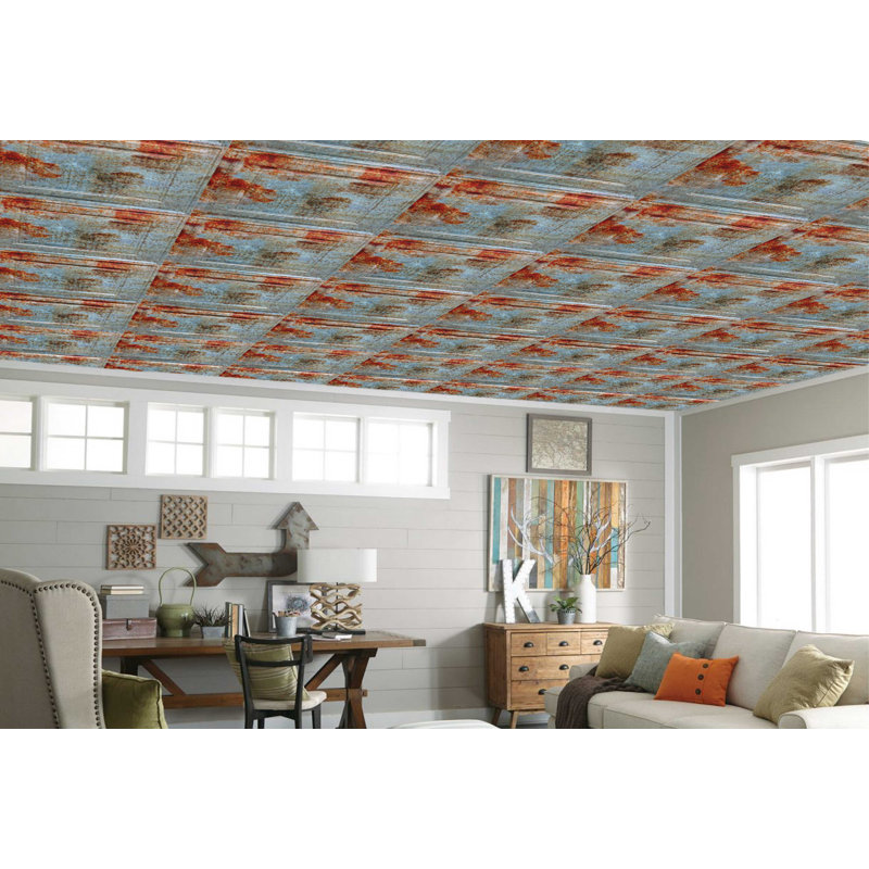 Carreau de plafond en PVC 2 pi x 2 pi Falkirk Perth