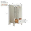 Meuble-lavabo moderne en bois blanc (doit inclure le meuble-lavabo et le lavabo)