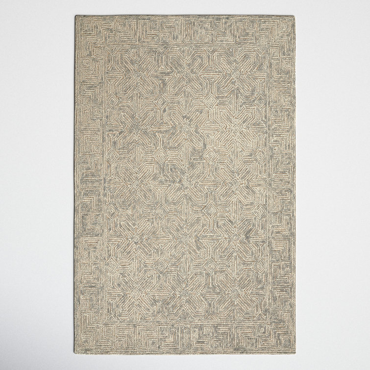 Joseph Tufted Wool Navy/Blue/Beige Area Rug