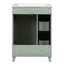 Meuble-lavabo de salle de bain de 61 cm (24 po) - Lavabo en céramique, fonctionnel et peu encombrant, de couleur