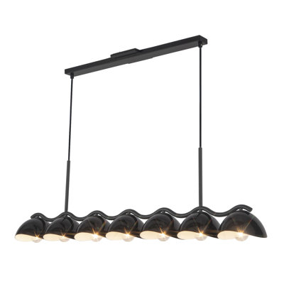 Atlas 42-in Black Linear Pendant