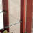 2 Doors Curio Cabinet With Tempered Glass Doors