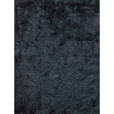 Sumo Shag Area Rug in Black