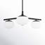 Lustre spoutnik à 3 lumières avec abat-jour en verre Vibi-1838030970