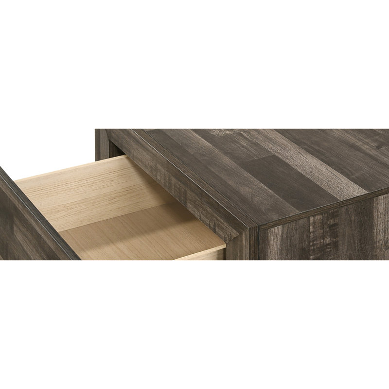 Mobilier de chambre à coucher 1Pc, Grey/Rustic Brown