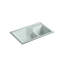 Indio® 33" L x 21.125" W Double Basin Undermount Kitchen Sink with Accessories-1862850631-1855540163