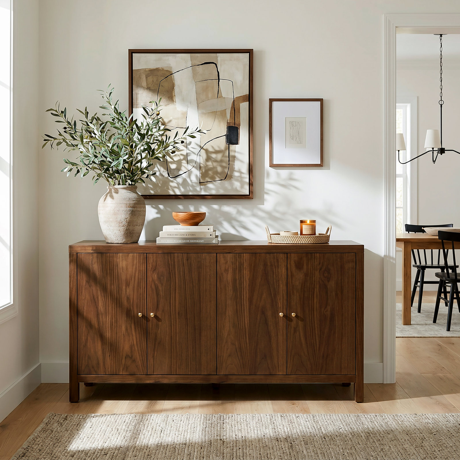 Celine Acacia Sideboard, Walnut Brown