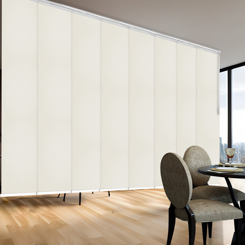 Rail blanc extensible 8 panneaux Clay, L 94 po x l 175 po