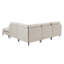 Canapé modulaire réversible avec repose-pieds Atheana-498411526