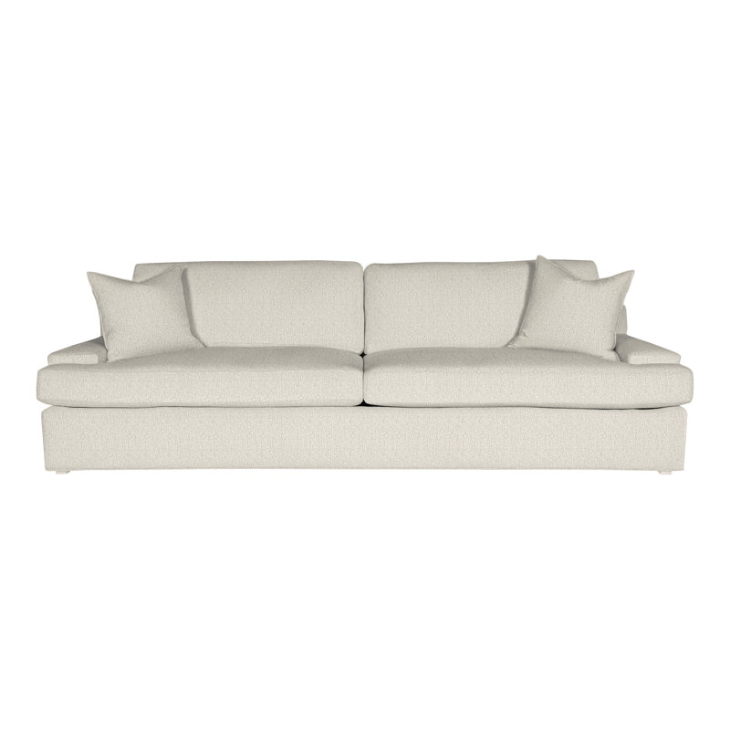 Crew 110" Extended Sofa, Casa Blanca, Nomad Snow Crypton® Chenille