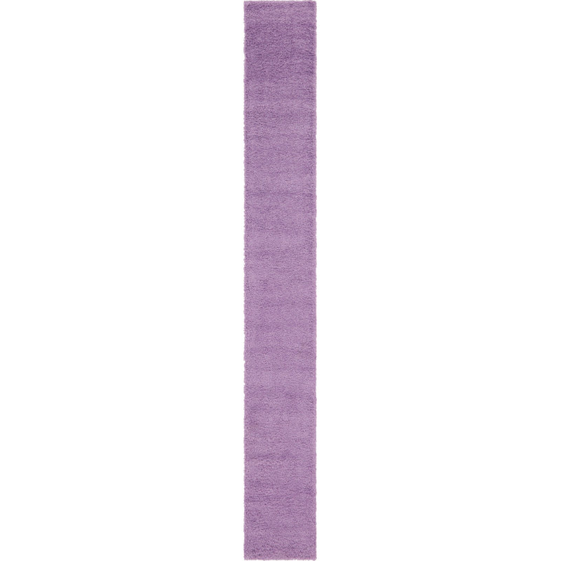 Tapis lilas Angelina, Tapis de couloir 2 pi 7 po x 19 pi 8 po