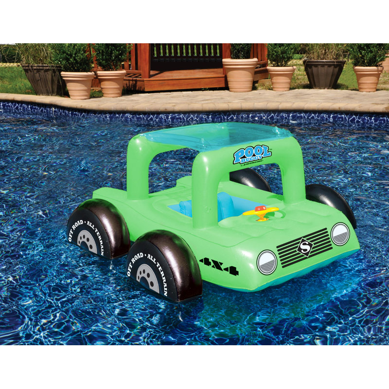 Flotteur pour véhicule tout-terrain de piscine pour enfants - 41 po - vert