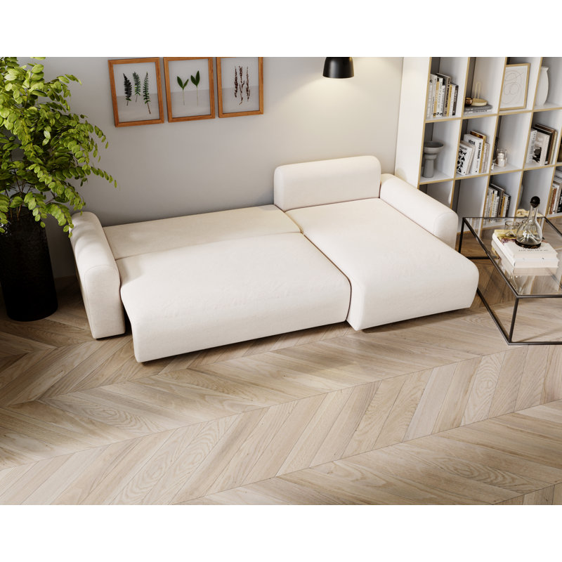 2 Seater Corner Sofa , White