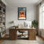 Christmas Christmas Fireplace With Stockings And Gifts-123137483