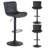 Faux Leather Swivel Adjustable Height Bar Stool (Set of 3)-157612740